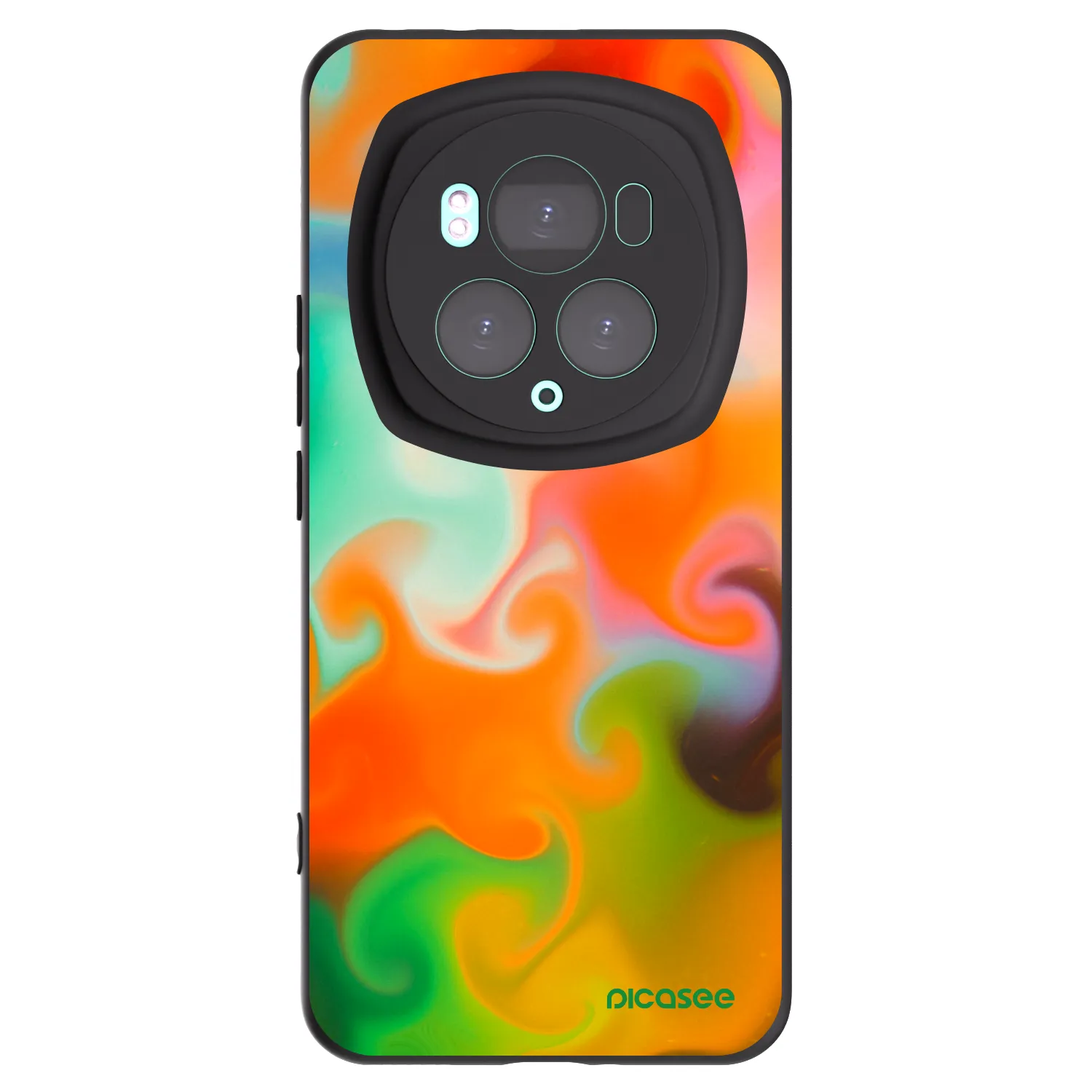 Picasee crna silikonska maskica za Honor Magic6 Pro - Juice