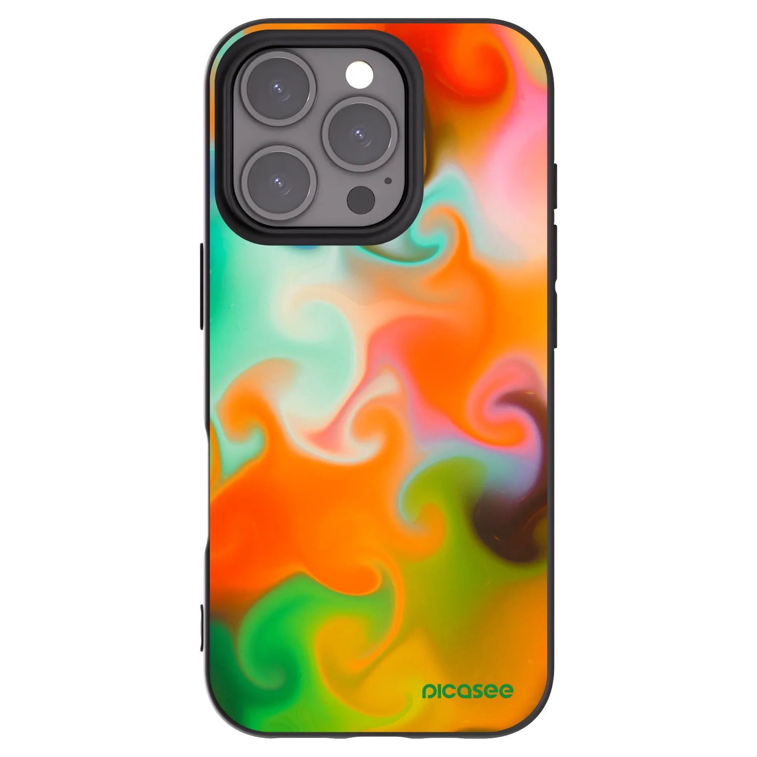 Picasee crna silikonska maskica za Apple iPhone 16 Pro - Juice