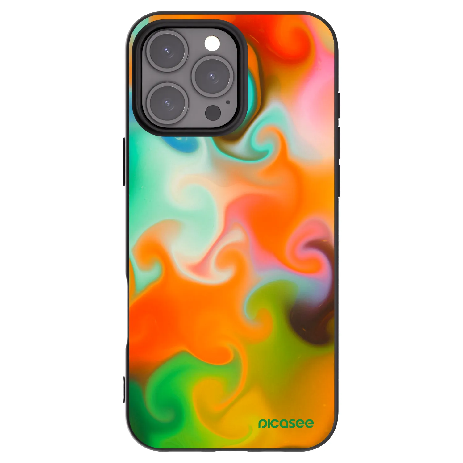 Picasee crna silikonska maskica za Apple iPhone 16 Pro Max - Juice