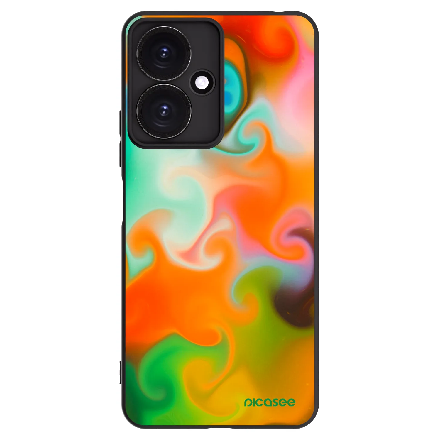 Picasee crna silikonska maskica za Xiaomi Redmi 13C 5G - Juice