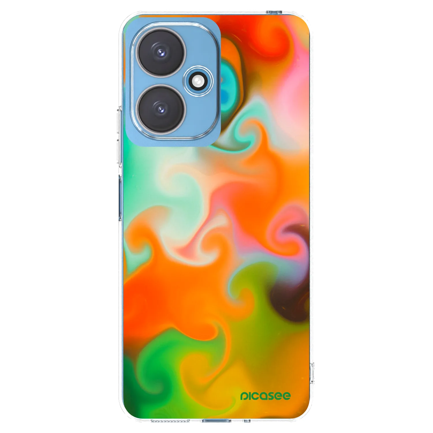Picasee silikonska prozirna maskica za Xiaomi Redmi 13C 5G - Juice
