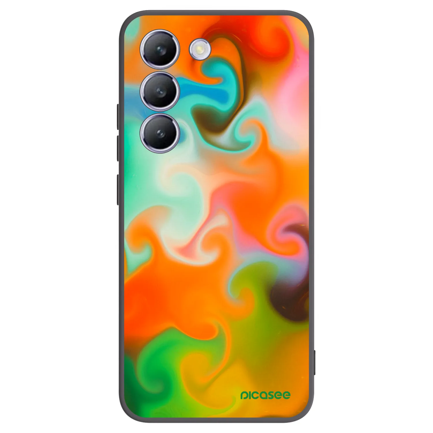 Picasee crna silikonska maskica za Vivo V40 SE 5G - Juice