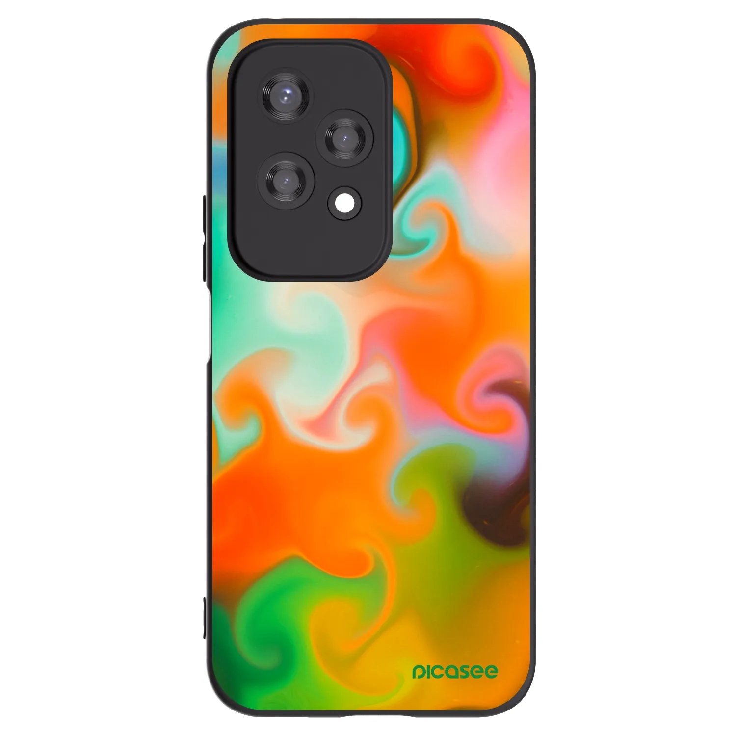 Picasee crna silikonska maskica za Honor 200 Lite - Juice