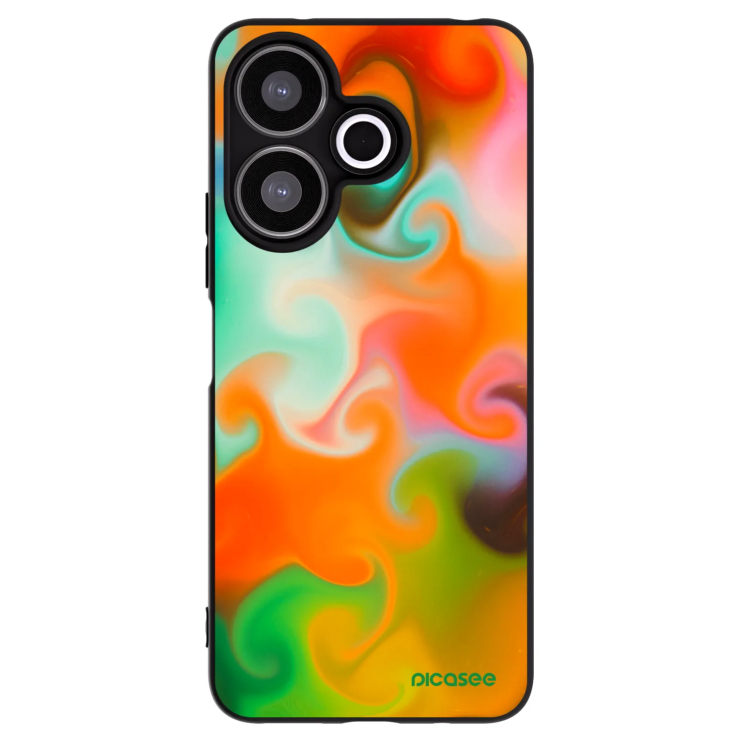 Picasee crna silikonska maskica za Xiaomi Redmi 13 4G - Juice
