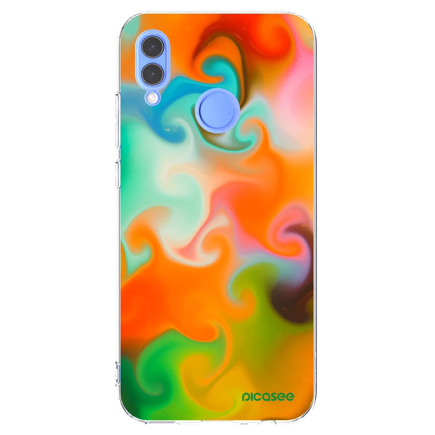 Picasee silikonska prozirna maskica za Huawei P Smart 2019 - Juice