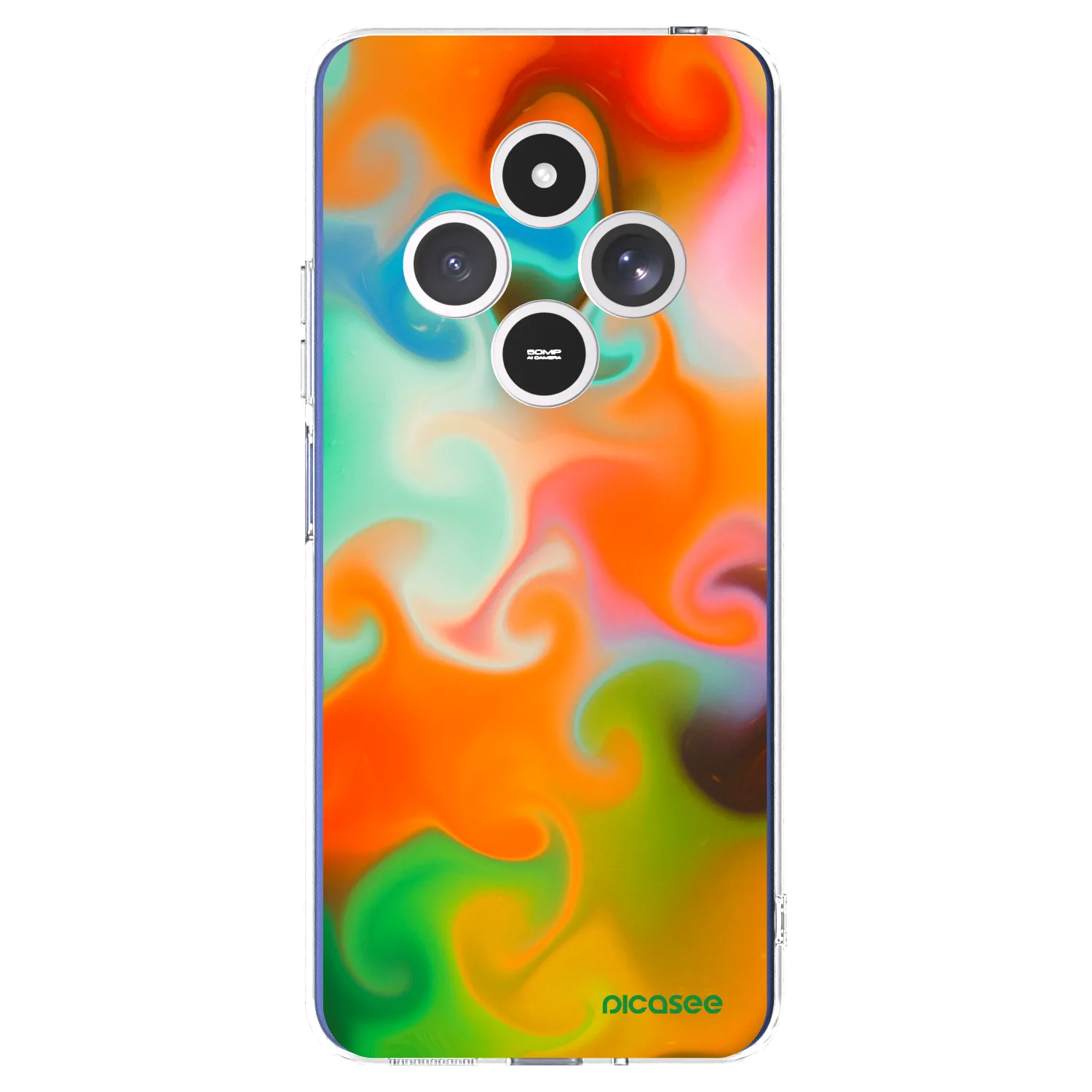 Picasee silikonska prozirna maskica za Xiaomi Redmi 14C - Juice