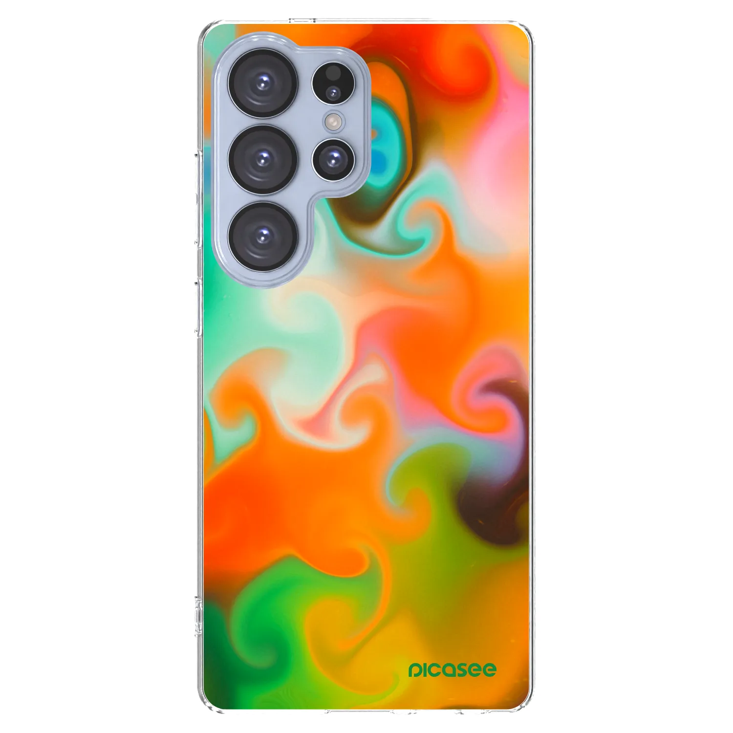 Picasee silikonska prozirna maskica za Samsung Galaxy S25 Ultra 5G - Juice