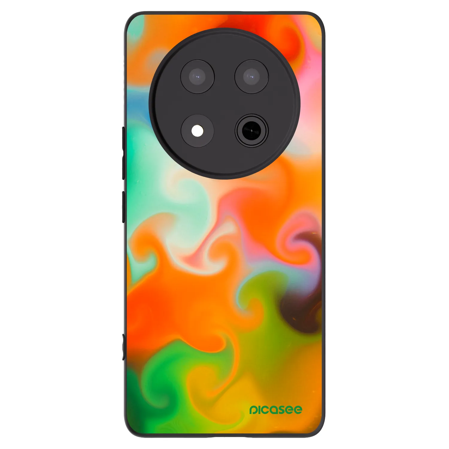 Picasee crna silikonska maskica za Honor Magic7 Lite 5G - Juice