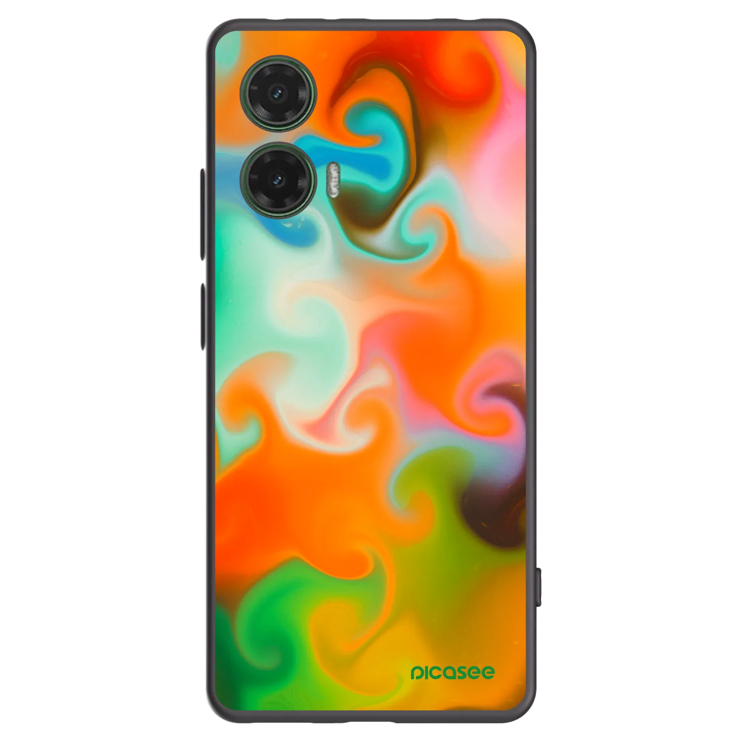 Picasee crna silikonska maskica za Motorola Moto G35 5G - Juice