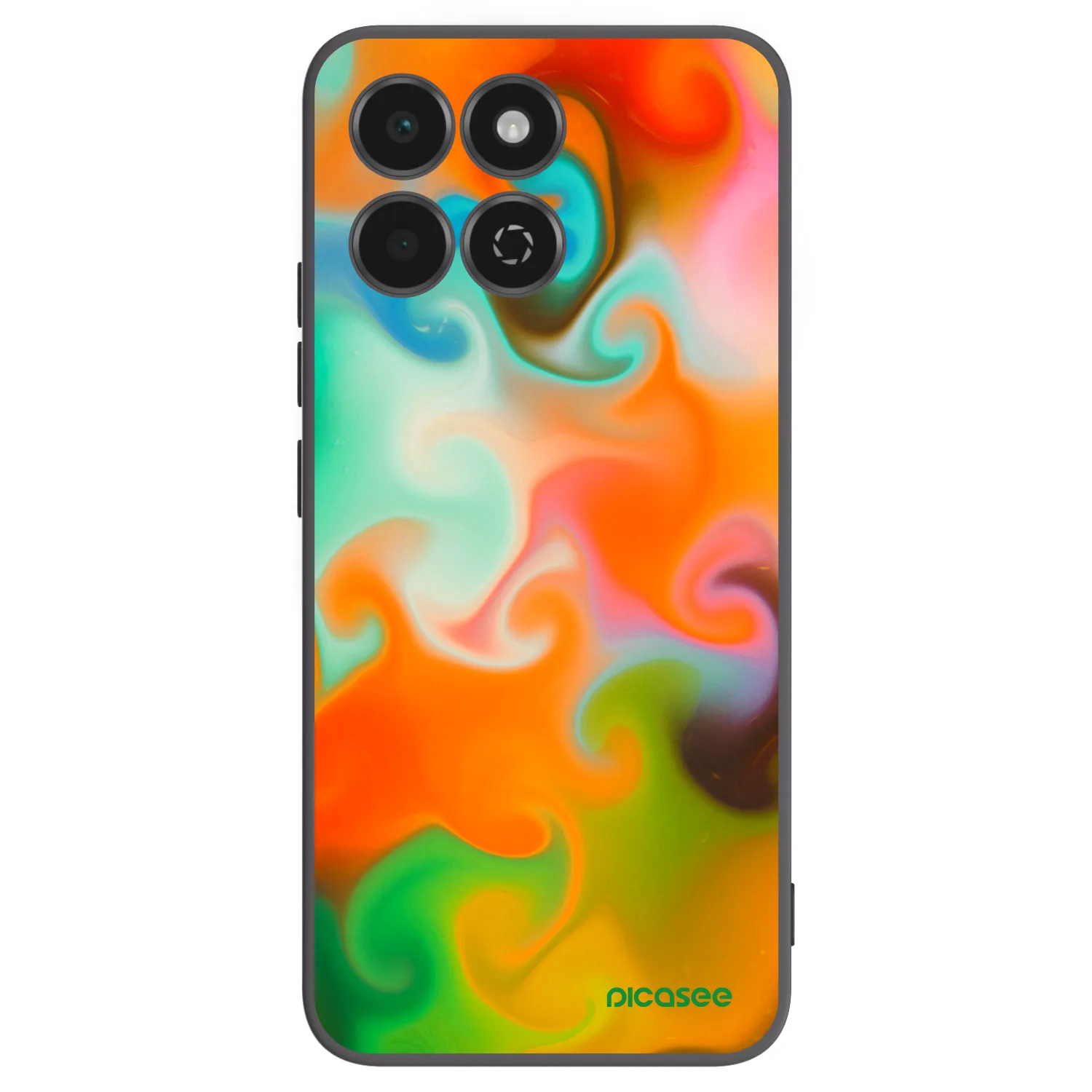 Picasee crna silikonska maskica za Honor 200 Smart 5G - Juice