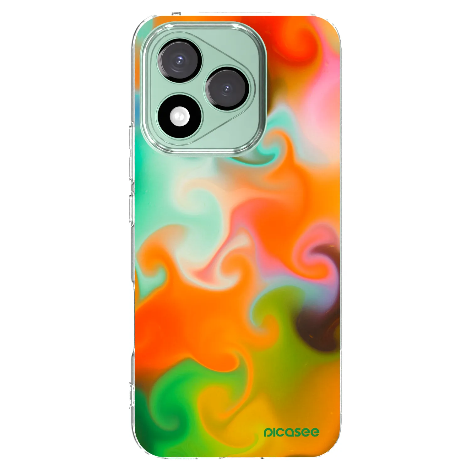 Picasee silikonska prozirna maskica za Honor 400 Lite 5G - Juice