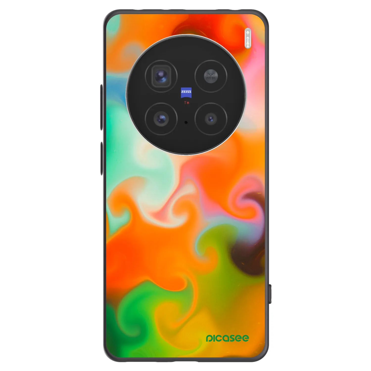 Picasee crna silikonska maskica za Vivo X200 Pro - Juice