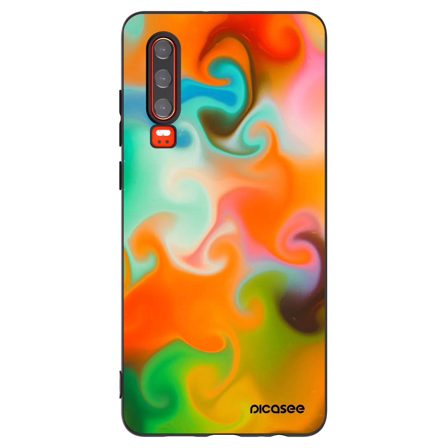 Picasee crna silikonska maskica za Huawei P30 - Juice