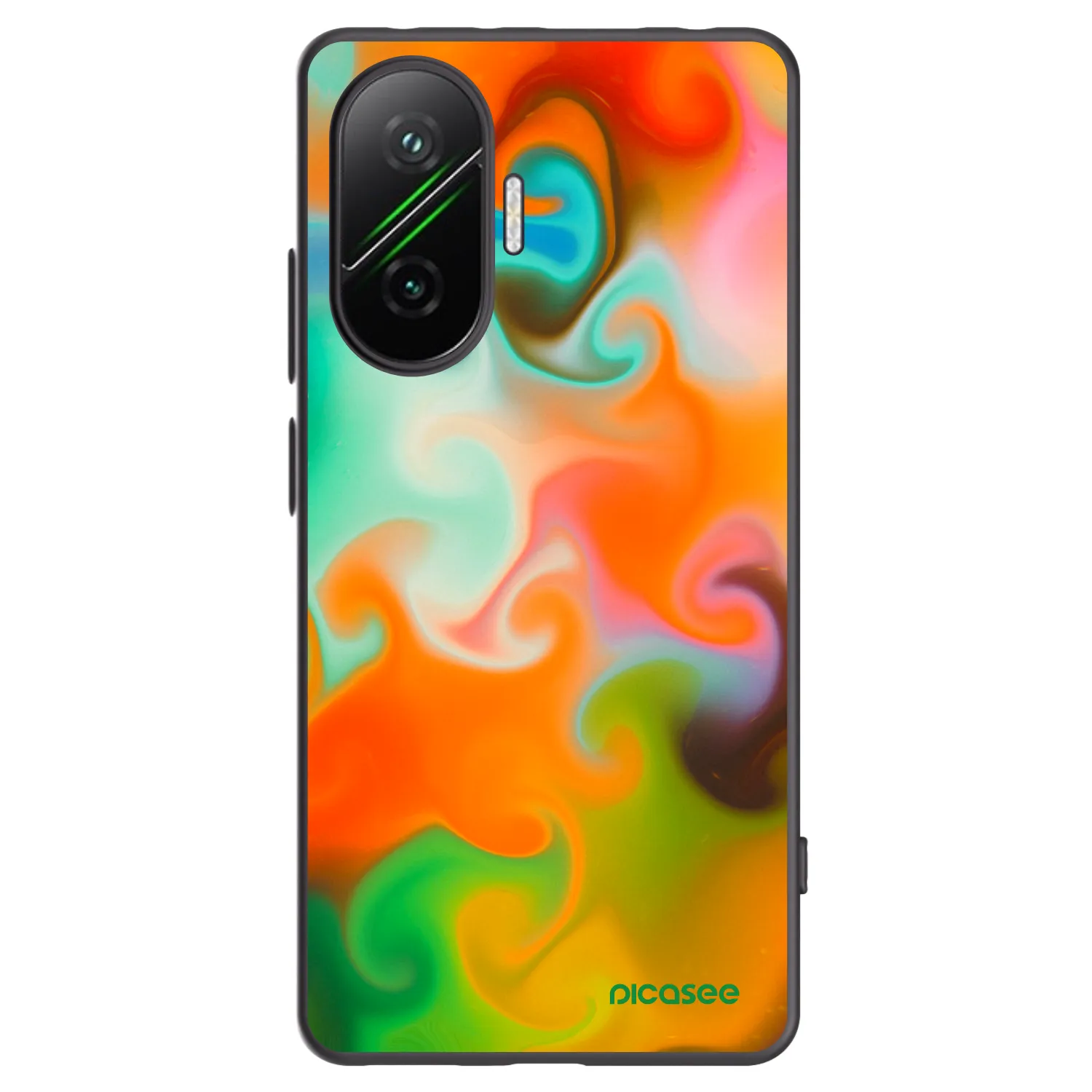 Picasee crna silikonska maskica za Xiaomi Poco F7 Pro 5G - Juice