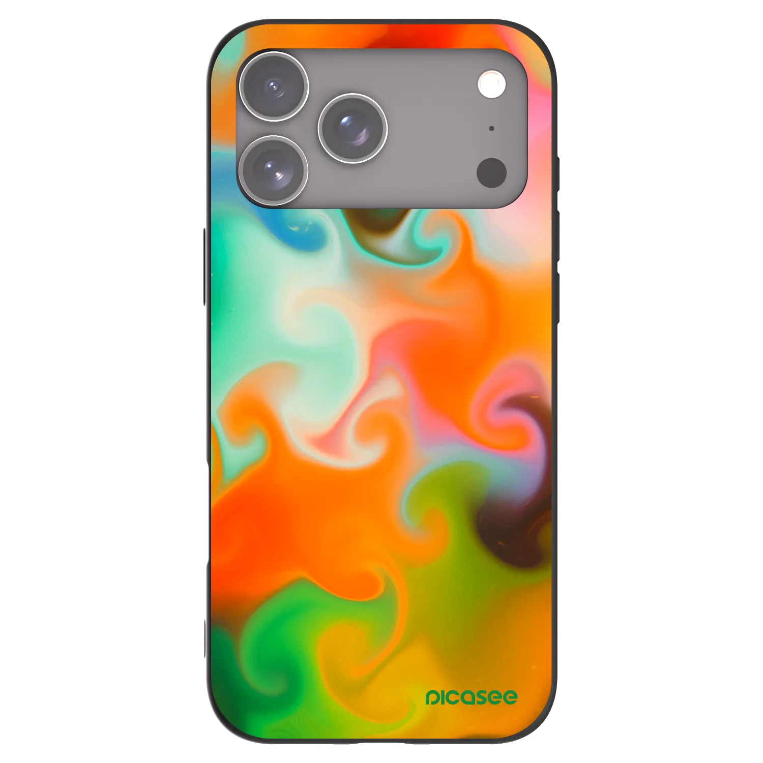 Picasee crna silikonska maskica za Apple iPhone 17 Pro Max - Juice