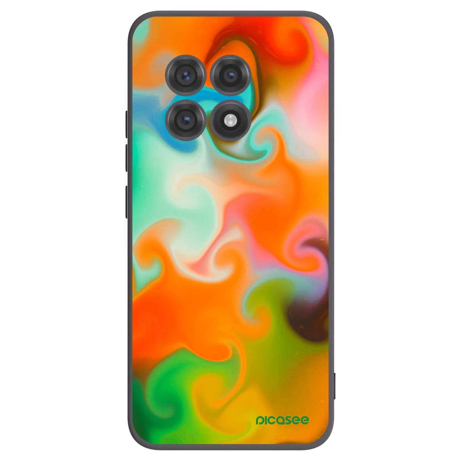 Picasee crna silikonska maskica za OnePlus 13R 5G - Juice