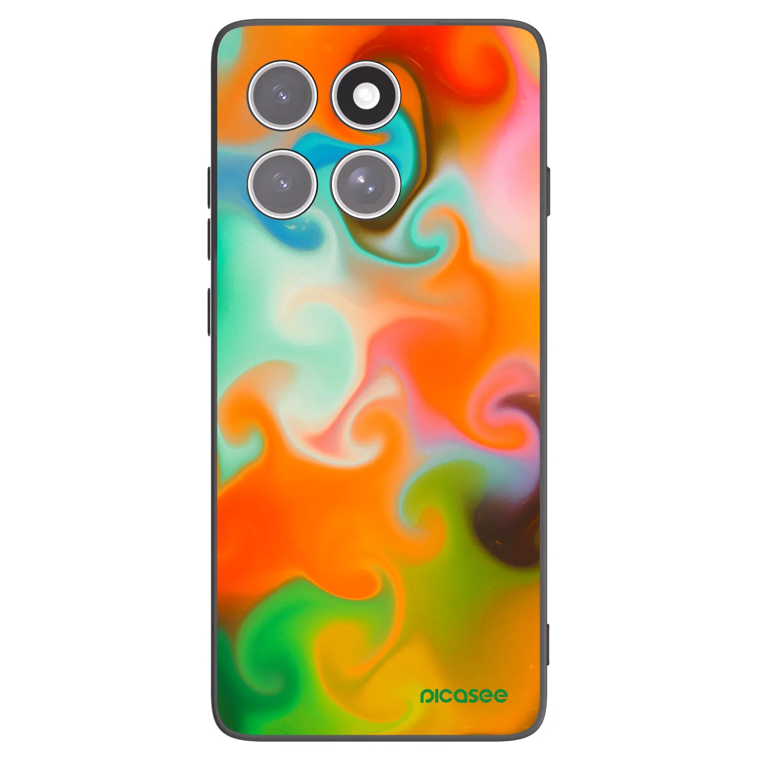Picasee crna silikonska maskica za Motorola Edge 60 Fusion - Juice