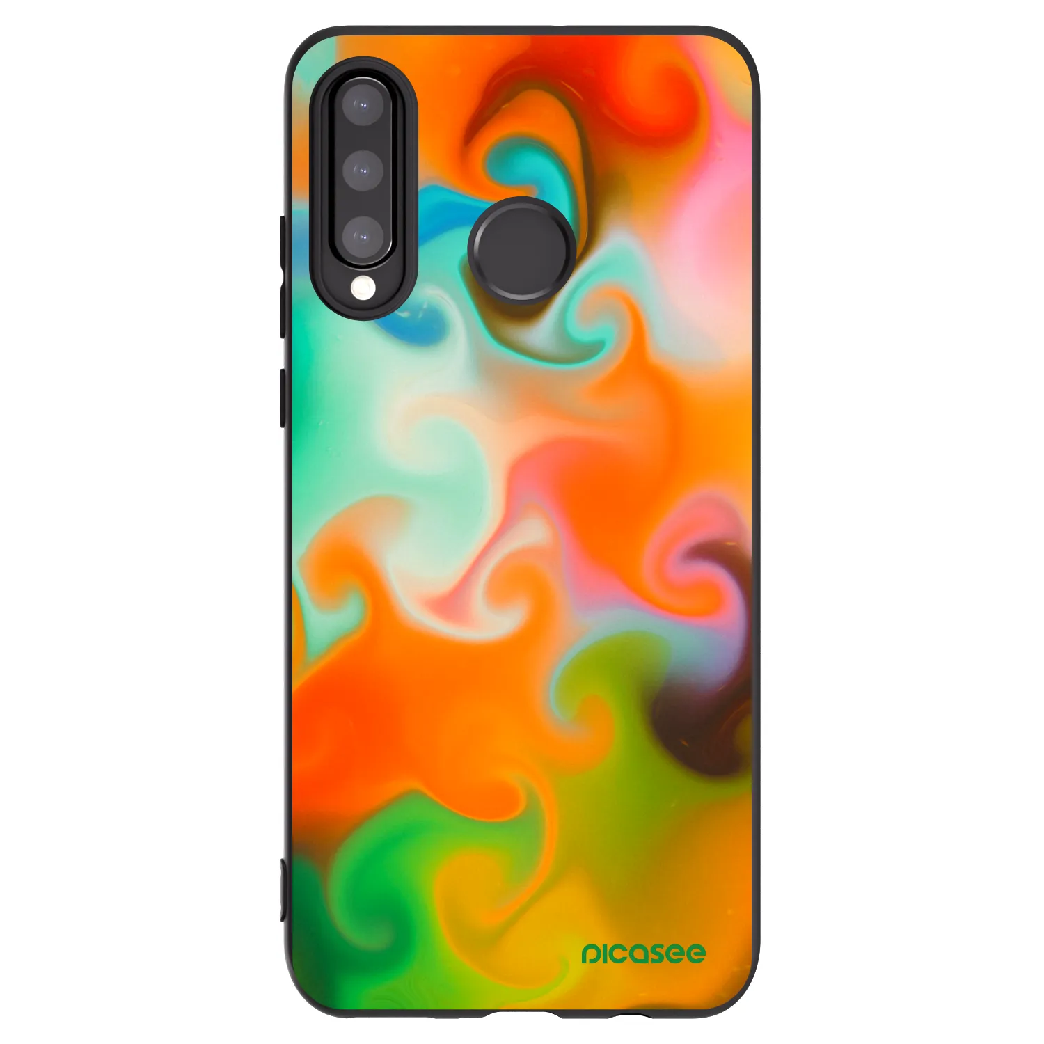 Picasee crna silikonska maskica za Huawei P30 Lite - Juice