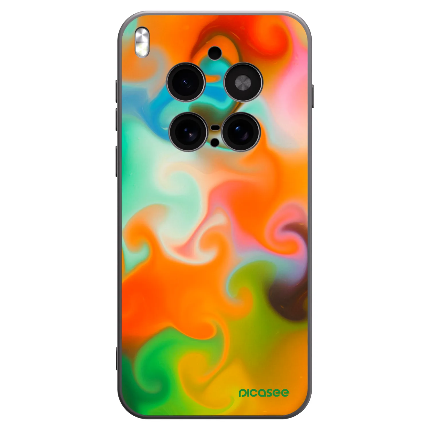 Picasee crna silikonska maskica za Vivo X300 Pro - Juice