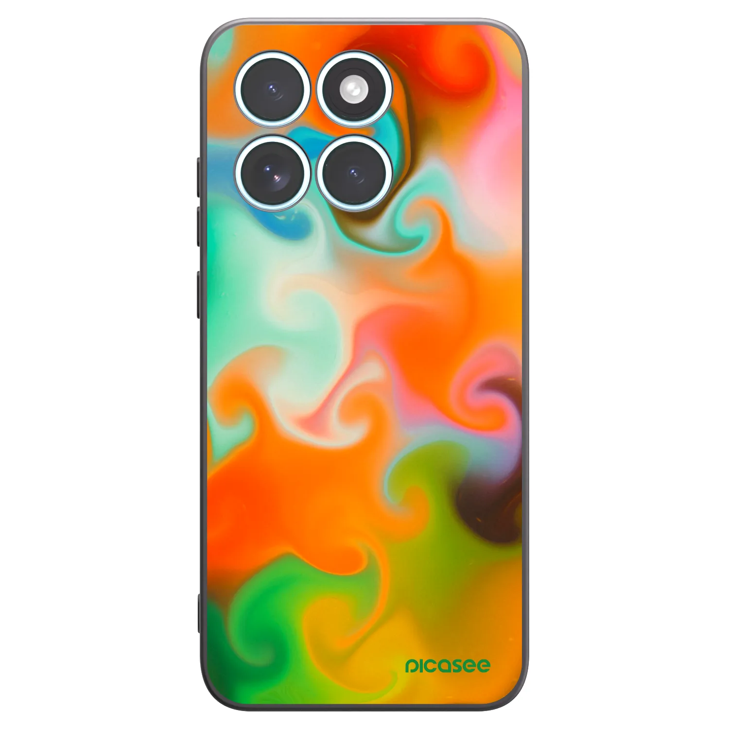 Picasee crna silikonska maskica za Motorola Edge 70 Fusion - Juice