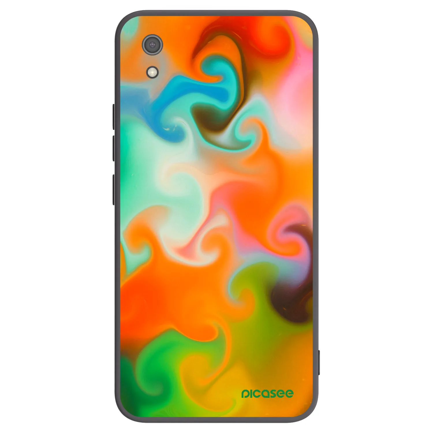 Picasee crna silikonska maskica za Xiaomi Redmi 7A - Juice