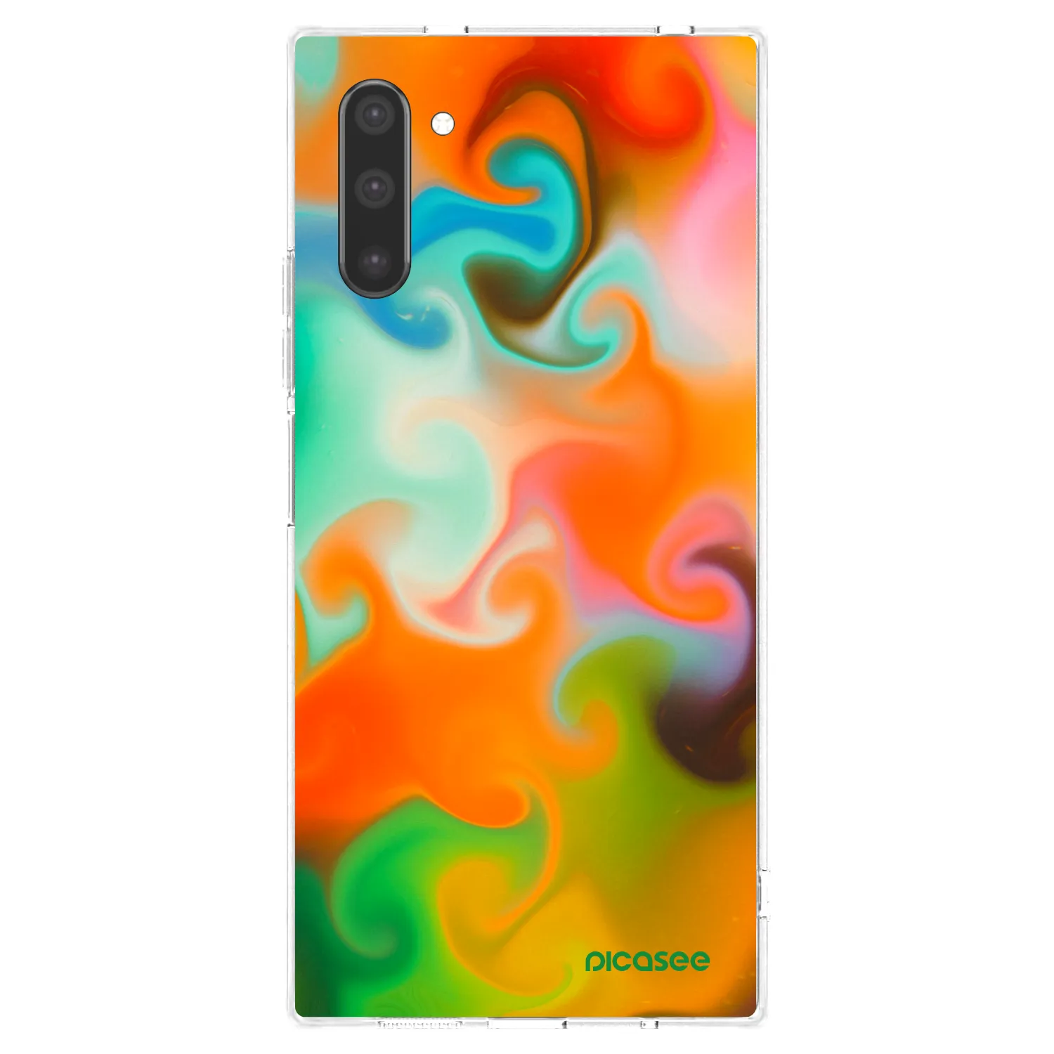 Picasee silikonska prozirna maskica za Samsung Galaxy Note 10 N970F - Juice