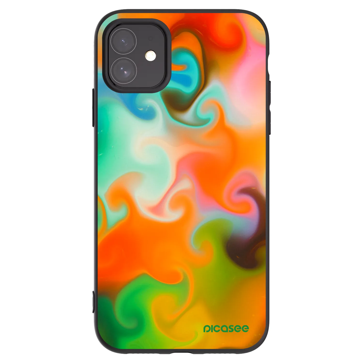 Picasee crna silikonska maskica za Apple iPhone 11 - Juice