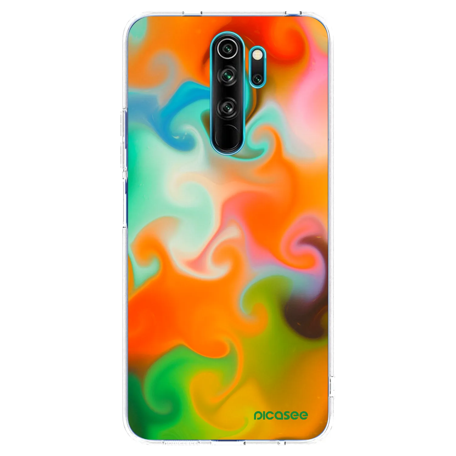 Picasee silikonska prozirna maskica za Xiaomi Redmi Note 8 Pro - Juice