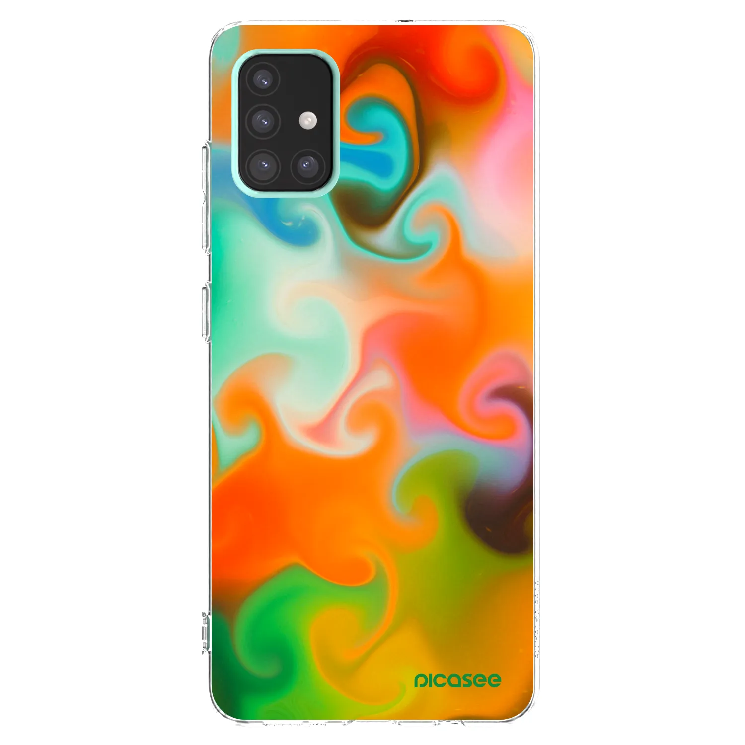 Picasee silikonska prozirna maskica za Samsung Galaxy A51 A515F - Juice