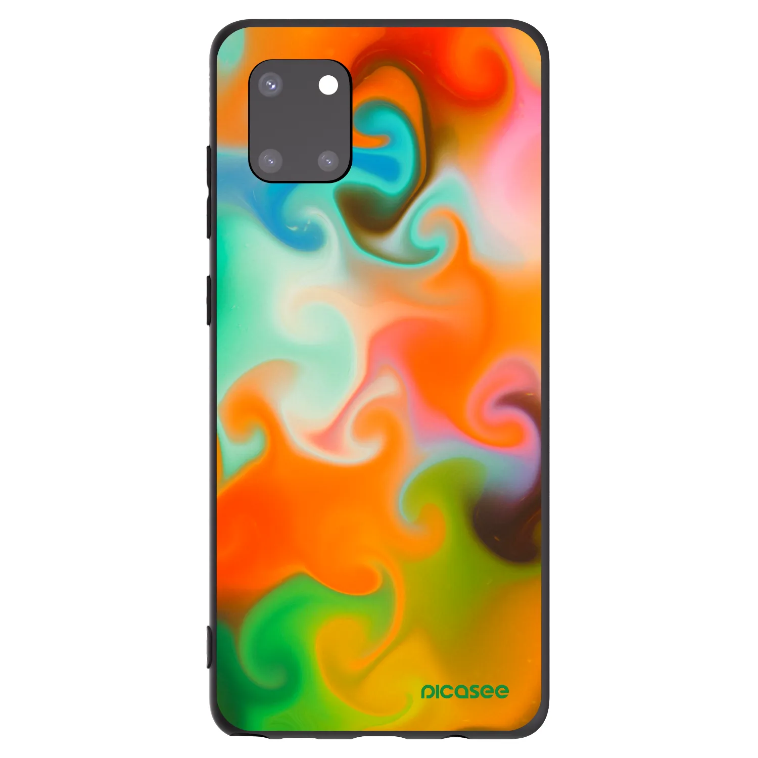 Picasee crna silikonska maskica za Samsung Galaxy Note 10 Lite N770F - Juice