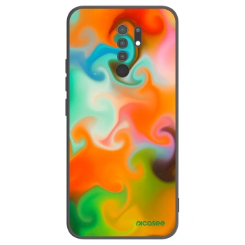 Picasee crna silikonska maskica za Xiaomi Redmi 9 - Juice