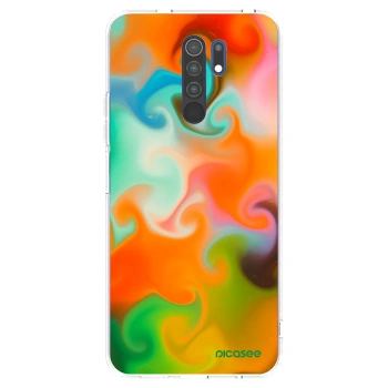 Picasee silikonska prozirna maskica za Xiaomi Redmi 9 - Juice