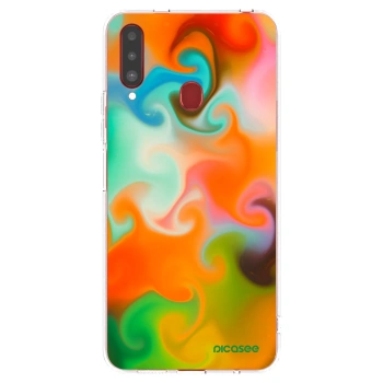 Picasee silikonska prozirna maskica za Samsung Galaxy A20s - Juice
