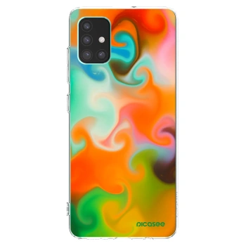 Picasee silikonska prozirna maskica za Samsung Galaxy M51 M515F - Juice