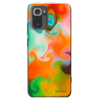 Picasee silikonska prozirna maskica za Xiaomi Redmi Note 10 - Juice