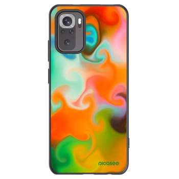 Picasee crna silikonska maskica za Xiaomi Redmi Note 10 - Juice