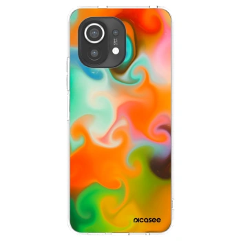 Picasee silikonska prozirna maskica za Xiaomi Mi 11 - Juice