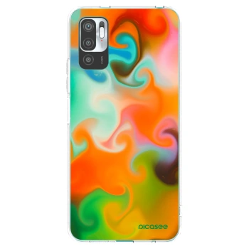 Picasee silikonska prozirna maskica za Xiaomi Redmi Note 10 5G - Juice