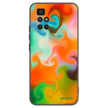 Picasee crna silikonska maskica za Xiaomi Redmi 10 - Juice