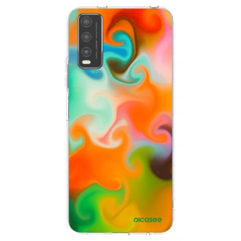 Picasee silikonska prozirna maskica za Vivo Y20s - Juice