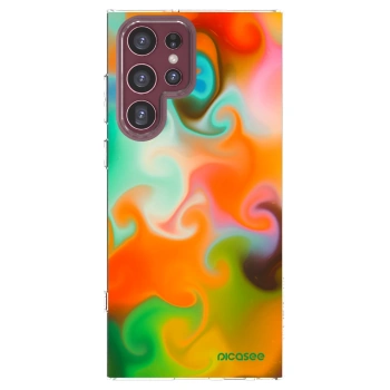 Picasee silikonska prozirna maskica za Samsung Galaxy S22 Ultra 5G - Juice