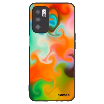 Picasee crna silikonska maskica za OPPO A16s - Juice
