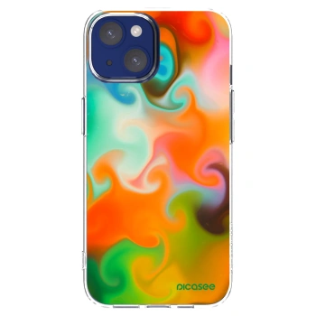 Picasee silikonska prozirna maskica za Apple iPhone 14 - Juice