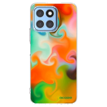 Picasee silikonska prozirna maskica za Honor X8 5G - Juice