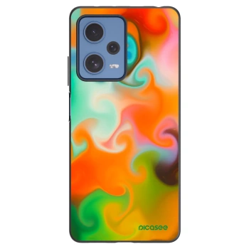 Picasee crna silikonska maskica za Xiaomi Redmi Note 12 Pro 5G - Juice