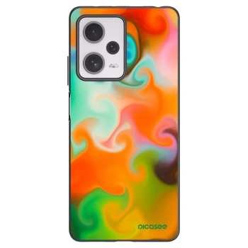 Picasee crna silikonska maskica za Xiaomi Redmi Note 12 Pro+ 5G - Juice