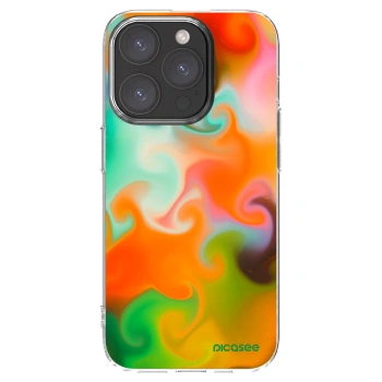 Picasee silikonska prozirna maskica za Apple iPhone 15 Pro - Juice
