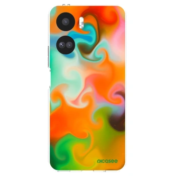 Picasee silikonska prozirna maskica za Honor 90 Lite 5G - Juice