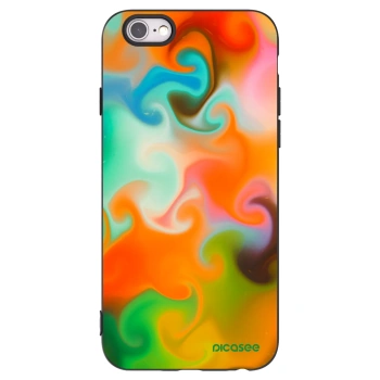 Picasee crna silikonska maskica za Apple iPhone 6/6S - Juice