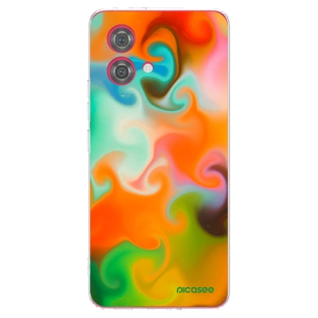 Picasee silikonska prozirna maskica za Motorola Moto G84 5G - Juice